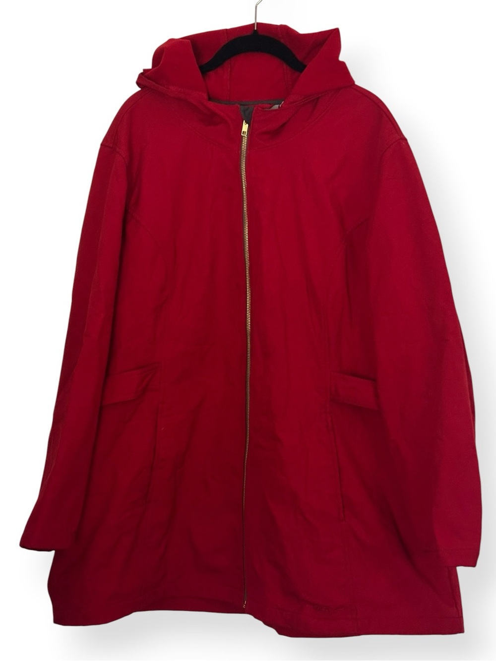 Free tech hooded red storm jacket